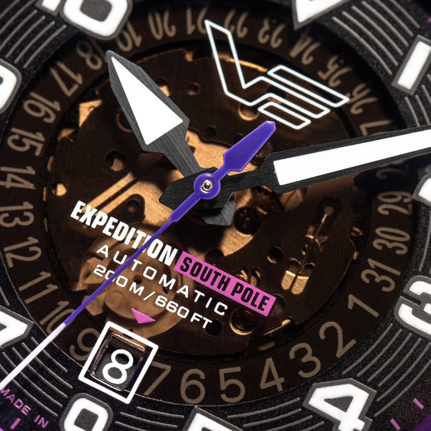Vostok Europe Expedition South Pole YN55-592C760 Herren Automatikuhr Grau • Automatikwerk • Sportlicher Expeditionsstil