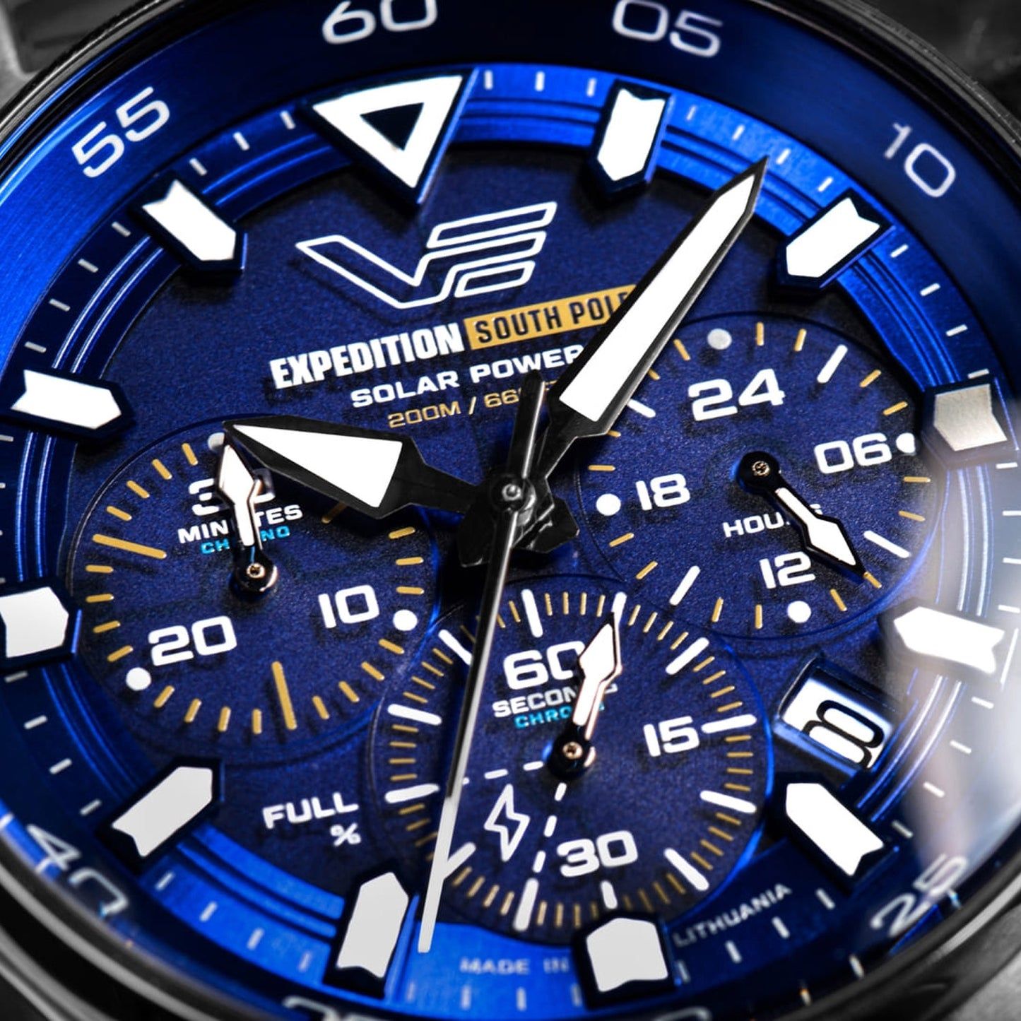 Vostok Europe Expedition South Pole VR42-592A762-BLU Herren • Solar-Chronograph • Blau, Bild 2