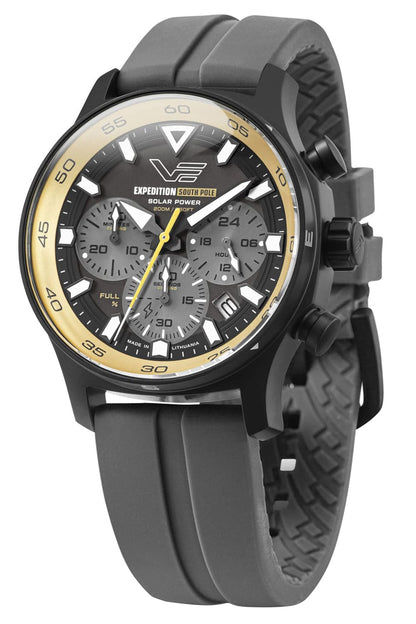 Vostok Europe Expedition South Pole Chrono VR42-592C763_GRY Herrenuhr Grau/Schwarz • Chronograph • Quarzwerk