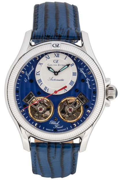 Carl von Zeyten Waldhaus CVZ0084SBLS Herrenuhr Blau • Saphirglas • Automatikwerk
