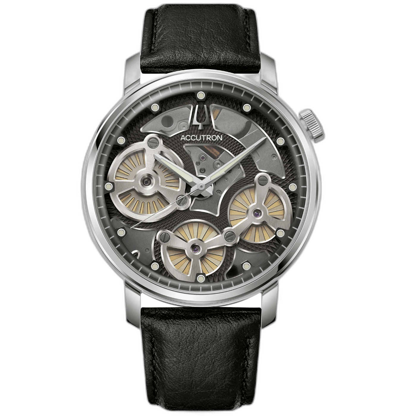 Bulova Accutron Spaceview Evolution 26A210A Herrenuhr Silber • Saphirglas • Elektroquarz NS30-Y8A