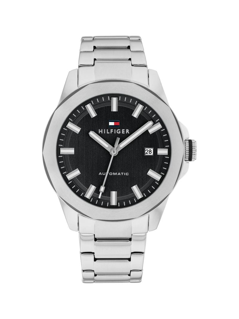 Tommy Hilfiger 1710692 Herren Armbanduhr Silber • Automatikwerk • Sichtboden, Bild 2