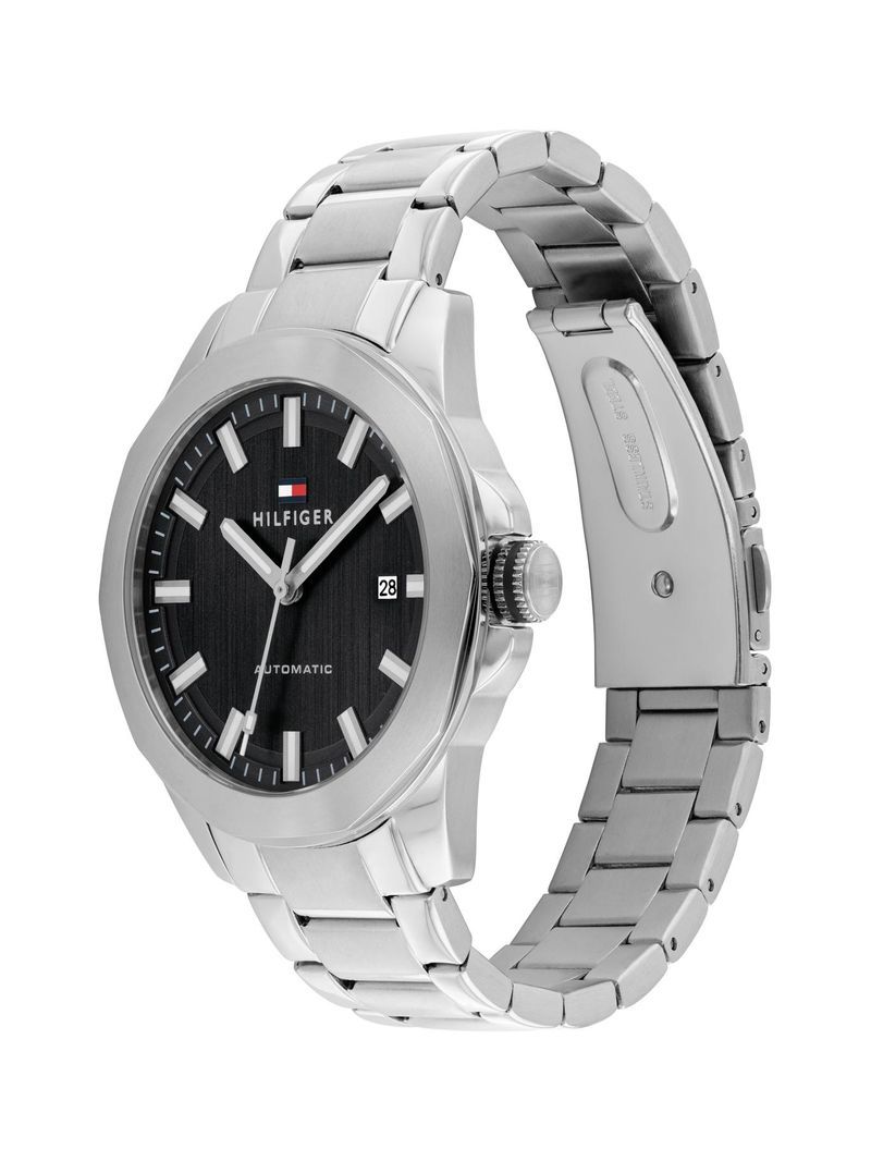 Tommy Hilfiger 1710692 Herren Armbanduhr Silber • Automatikwerk • Sichtboden, Bild 3