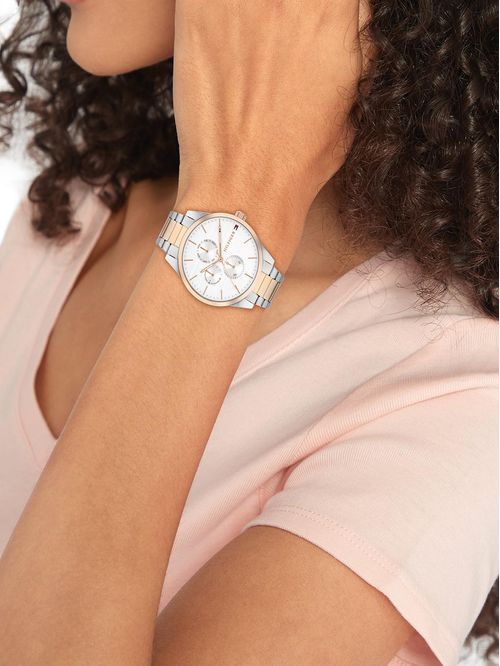 Tommy Hilfiger Jade 1782772 Damen Armbanduhr Bicolor • Quarzwerk • Edelstahlgehäuse 30 mm, Bild 5