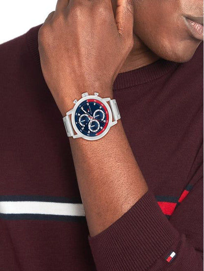 Tommy Hilfiger 1710692 Herren Armbanduhr Silber • Automatikwerk • Sichtboden, Bild 7