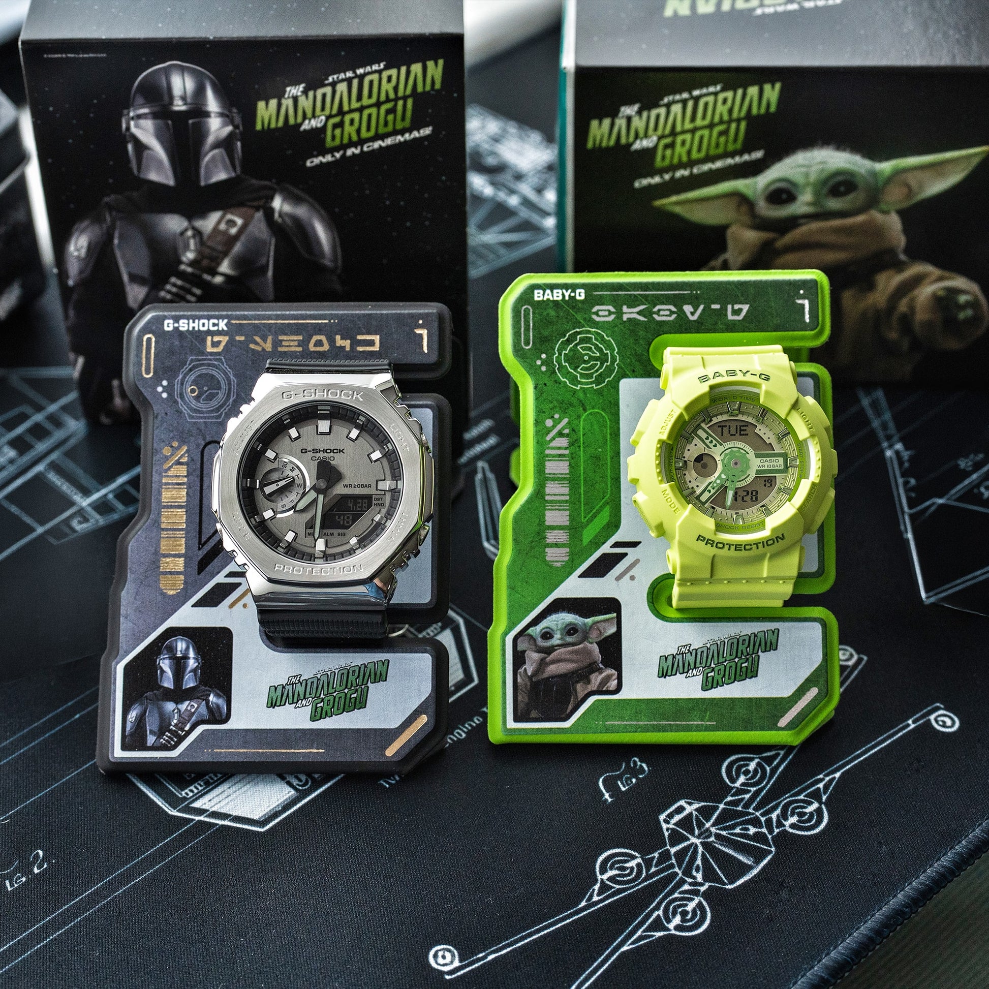 Casio G-Shock GM-2100-1AER-MAN Herren • Star Wars Mandalorian Edition • Stoßfestes Metallgehäuse, Bild 7