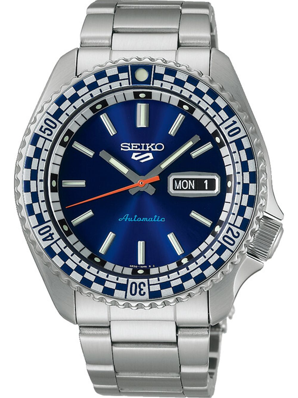 Seiko 5 Sports SRPK65K1 Herrenuhr Blau • Automatikwerk Kaliber 4R36 • 10 ATM Wasserdicht