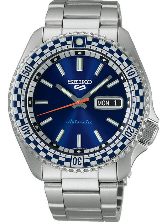 Seiko 5 Sports SRPK65K1 Herrenuhr Blau • Automatikwerk Kaliber 4R36 • 10 ATM Wasserdicht