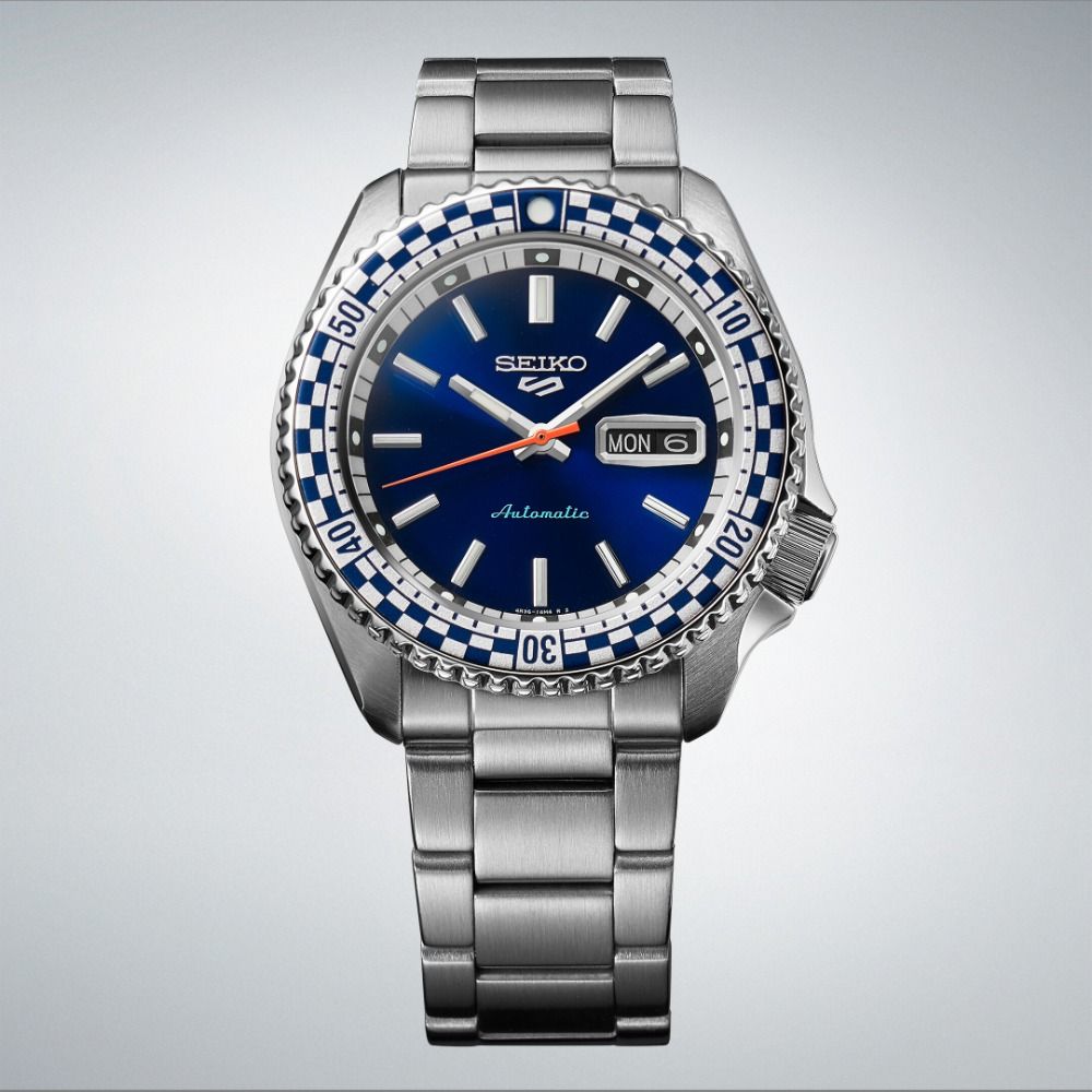 Seiko 5 Sports SRPK65K1 Herrenuhr Blau • Automatikwerk Kaliber 4R36 • 10 ATM Wasserdicht, Bild 2