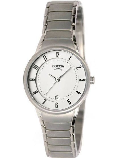 Boccia Titanium 3158-01 Damen Armbanduhr • Saphirglas • Titan-Armband
