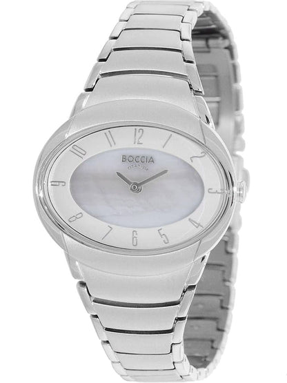Boccia Titanium 3255-03 Damen Armbanduhr • Titan-Gehäuse • Mineralglas