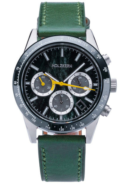 Holzkern Neverrest 9010631021832 Herren Armbanduhr Grün • Titan-Gehäuse • Saphirglas