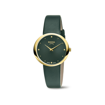 Boccia Titanium 3364-03 Damen Armbanduhr • Saphirglas • Titan teil-goldplattiert, Bild 3
