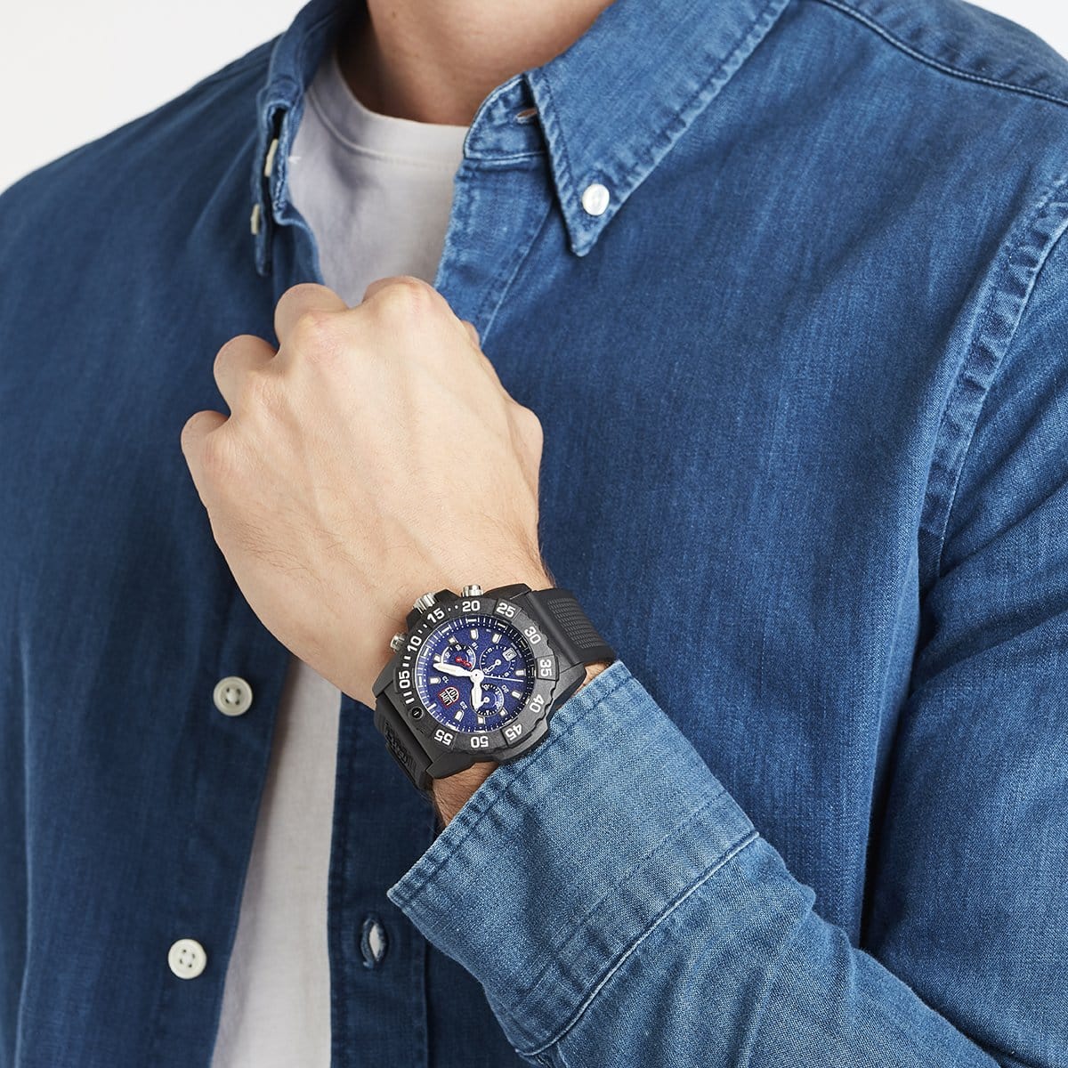 Luminox Navy SEAL Chronograph XS.3583 Herren Armbanduhr Blau • Chronograph • 20 ATM Taucheruhr, Bild 4