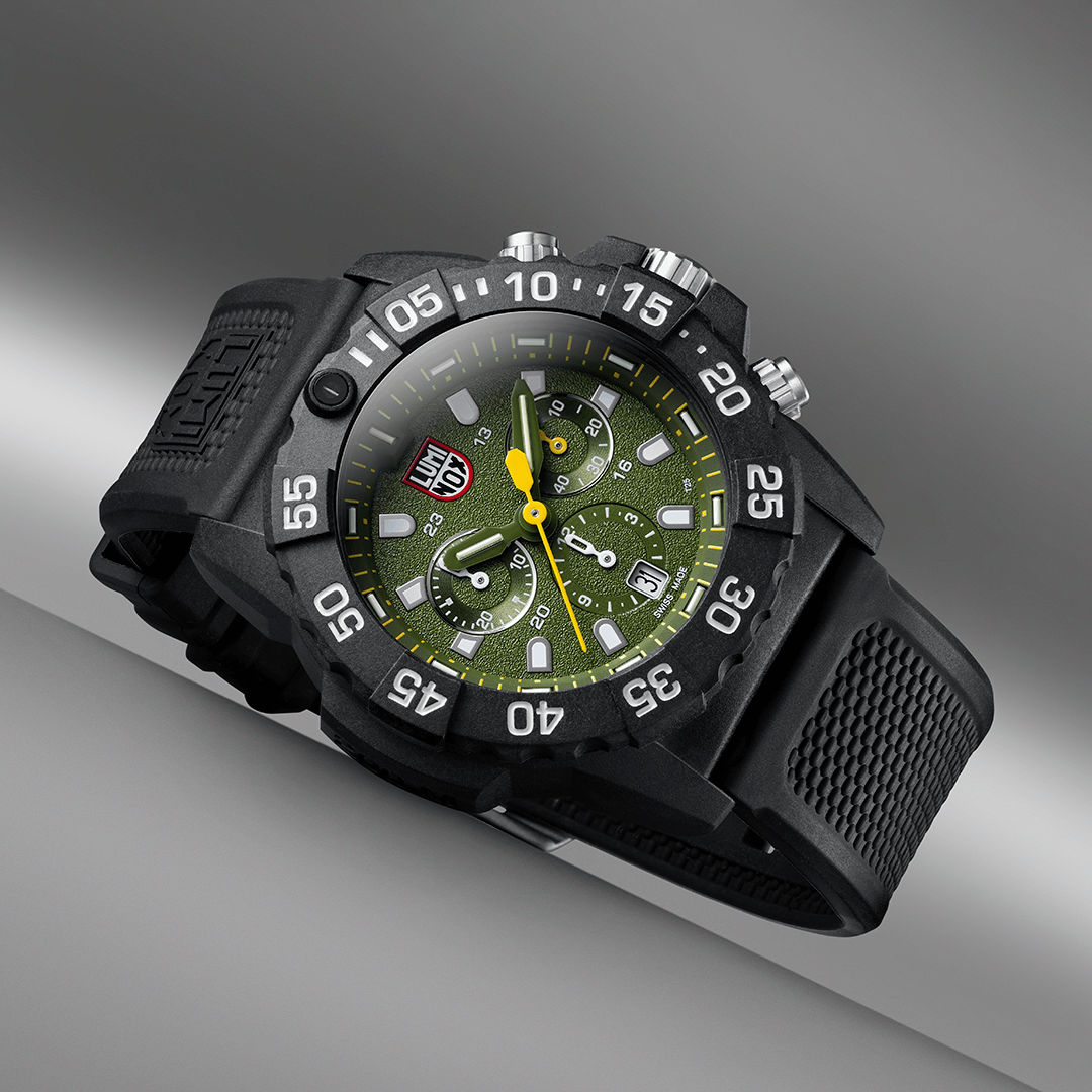 Luminox Navy SEAL XS.3597 Herren Armbanduhr Grün • Chronograph • 20 ATM Taucheruhr, Bild 3