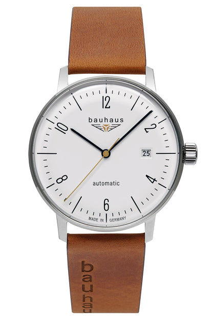 Bauhaus Pure 2062-1 Herren • Automatikwerk Kaliber 8215 • Mineralglas