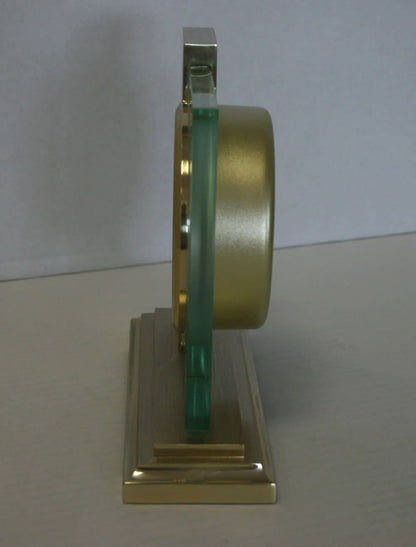 AMS Table Clock 16x17x6 cm Metal • Radio-Controlled Movement • Modern Design