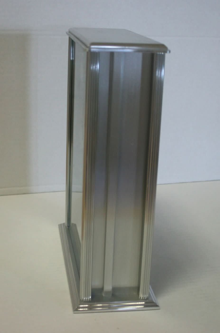 AMS Table Clock 7x20x25 cm Metal • Radio-Controlled Pendulum Clock • Timeless Design
