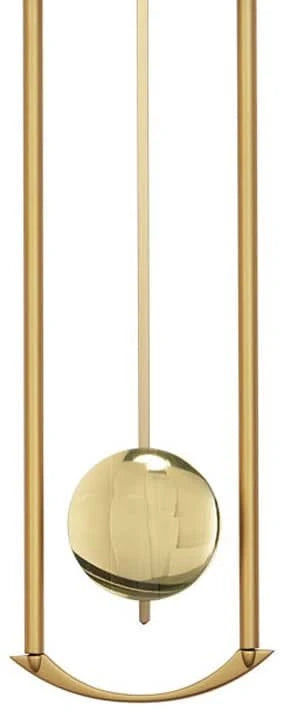 AMS Wall Clock 60x24x6 cm Metal • Radio-Controlled • Silent