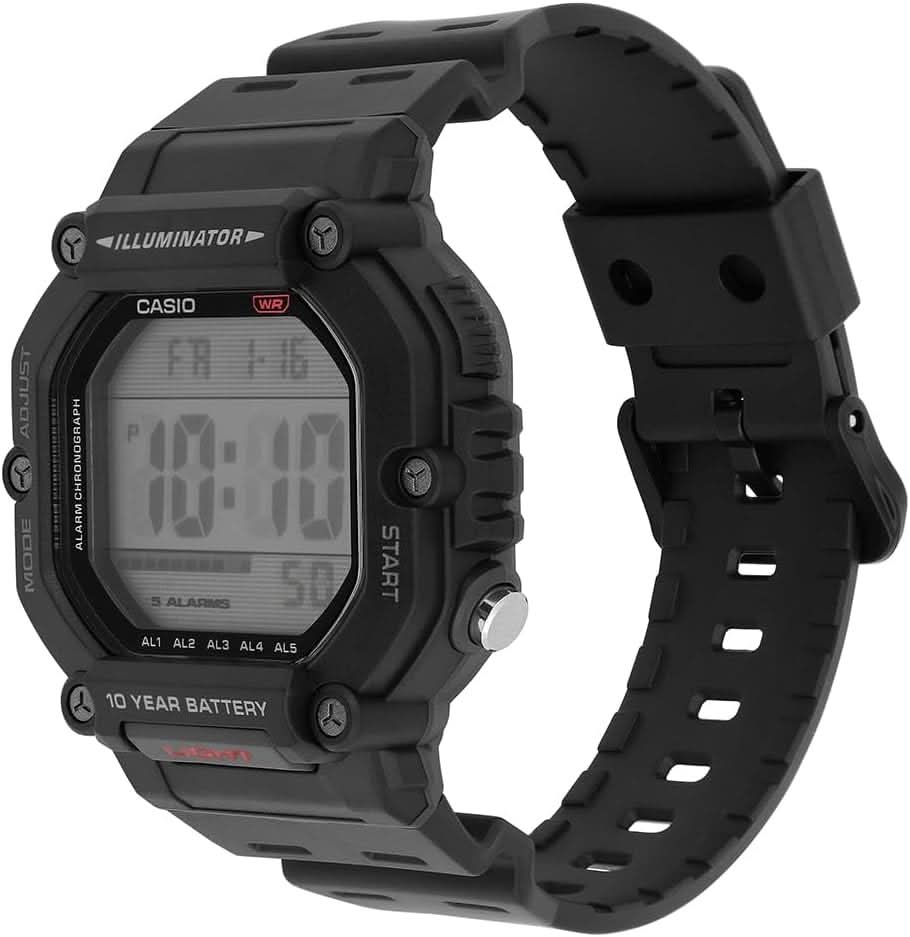 Casio Collection AE-1600H-1AVEF Men's Watch • 10-Year Battery • World Time
