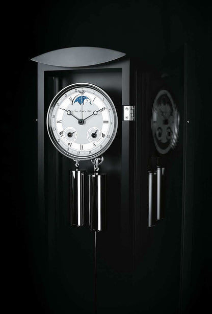 Hermle Wall Clock 78.5x22x11.5 cm Wood • Mechanical Movement • Perpetual Calendar
