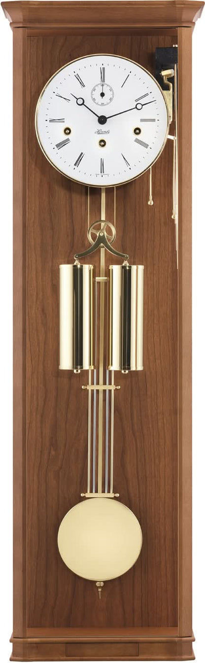 Hermle Wall Clock 87.5x25x13.5 cm Wood • Westminster Chime • Mechanical Movement