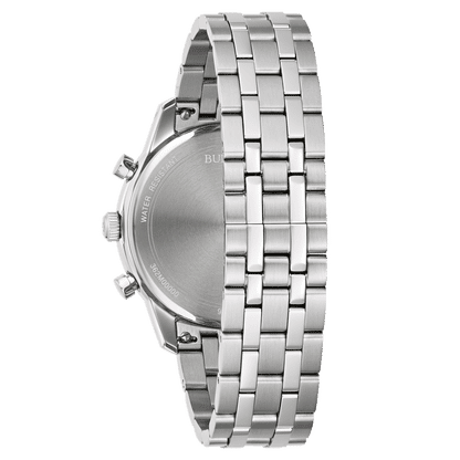 Bulova Sutton 96B411 Herrenuhr Silber • Chronograph • Edelstahlarmband, Bild 3