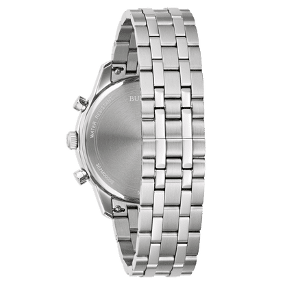 Bulova Sutton 96B412 Herrenuhr Schwarz • Chronograph • Edelstahlarmband, Bild 3