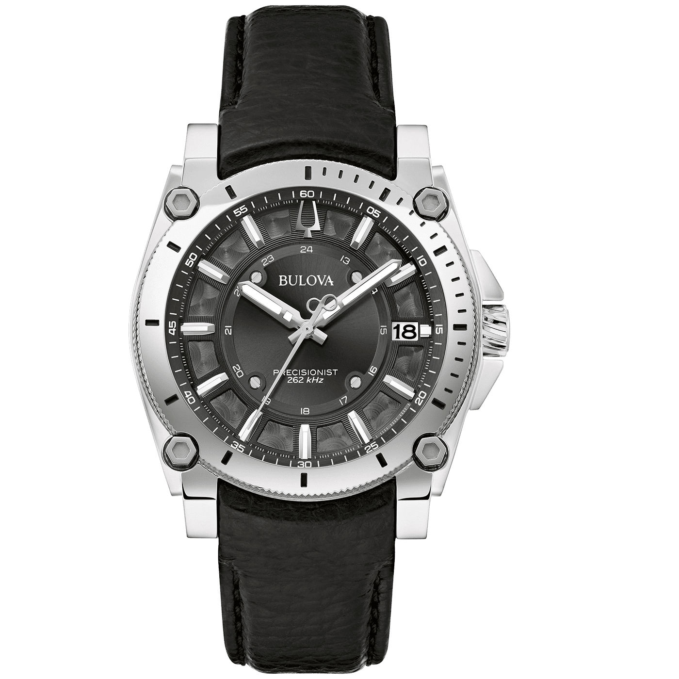 Bulova Jet Star 96B416 Herrenuhr Schwarz • Saphirglas • High Performance Quarz