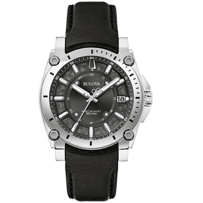 Bulova Jet Star 96B416 Herrenuhr Schwarz • Saphirglas • High Performance Quarz