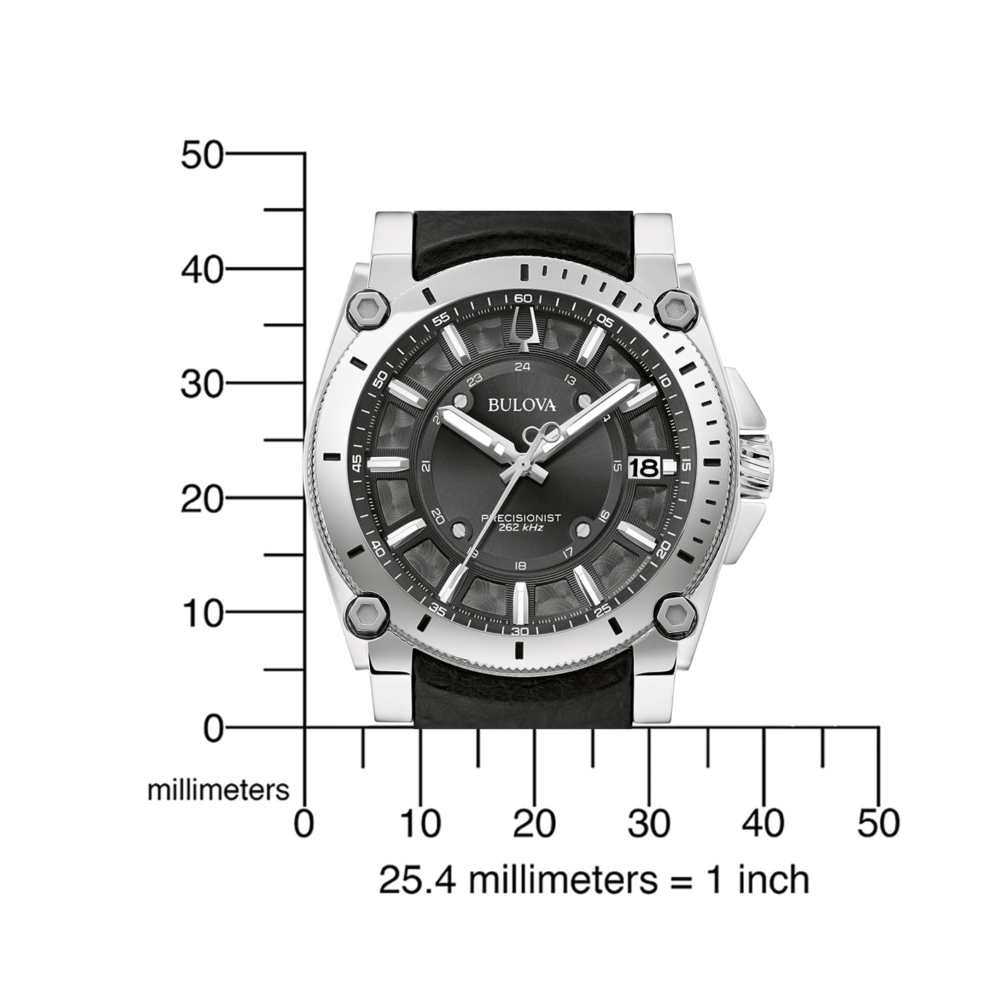 Bulova Jet Star 96B416 Herrenuhr Schwarz • Saphirglas • High Performance Quarz, Bild 4
