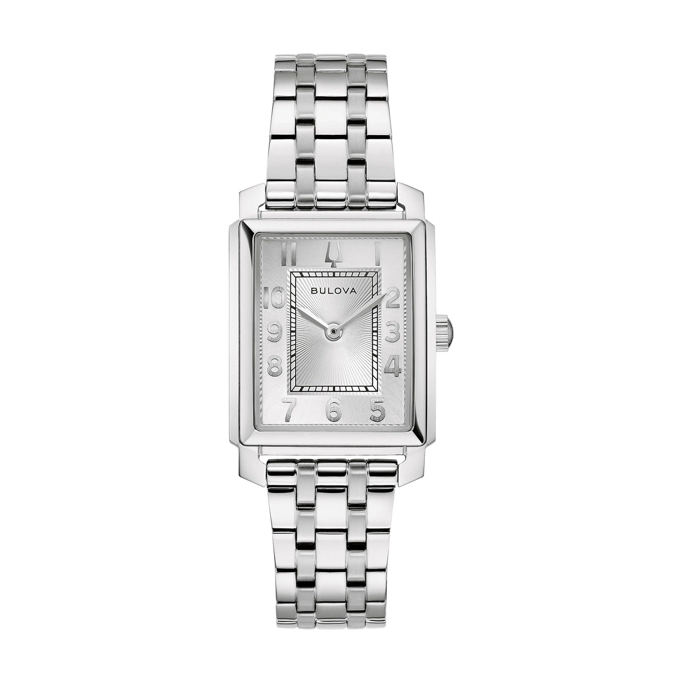 Bulova Sutton 96L349 Damen Armbanduhr Silber • Edelstahlgehäuse • Analoges Quarzwerk