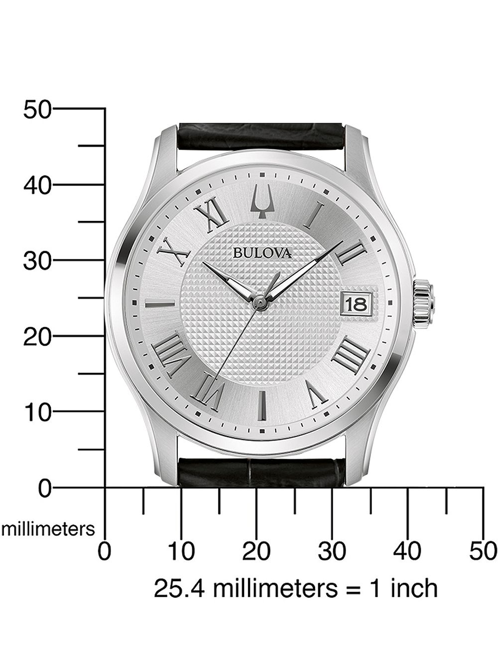 Bulova Wilton 96B388 Herren • Clous-de-Paris-Zifferblatt • Mineralglas, Bild 4