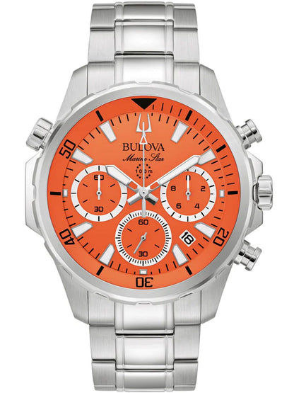 Bulova Marine Star 96B395 Herrenuhr • Chronograph • Leuchtzeiger und -indizes