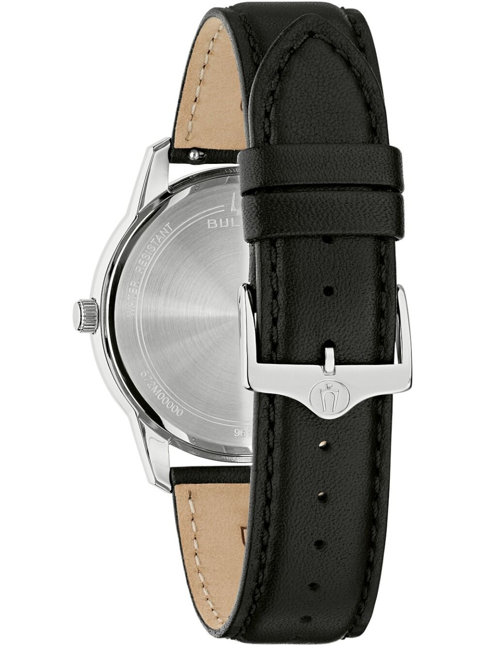 Bulova Classic 96B473 Herren Armbanduhr Weiß • Quarzwerk mit Datumsanzeige • Kalbslederarmband, Bild 3