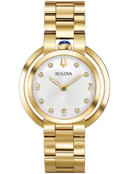 Bulova Rubaiyat 97P125 Damen • Saphirglas • Diamanten-Zifferblatt