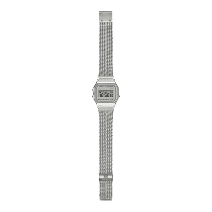 Casio Vintage A158WEM-7EF Armbanduhr Grün • Mesh-Armband • Digitalanzeige, Bild 7