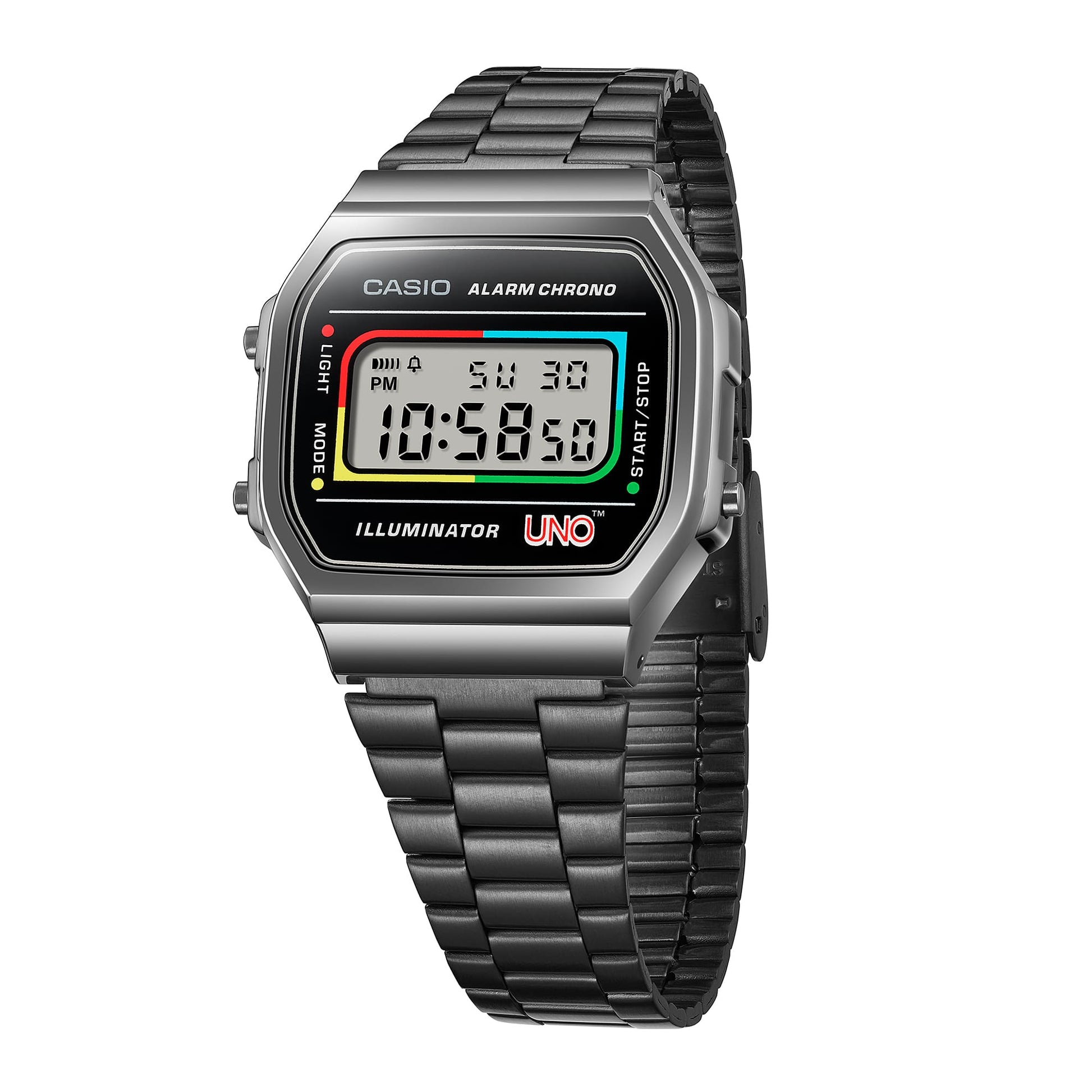 Casio A168WEUC-1AER Vintage Unisex Armbanduhr • UNO Special Edition • EL-Hintergrundbeleuchtung, Bild 11