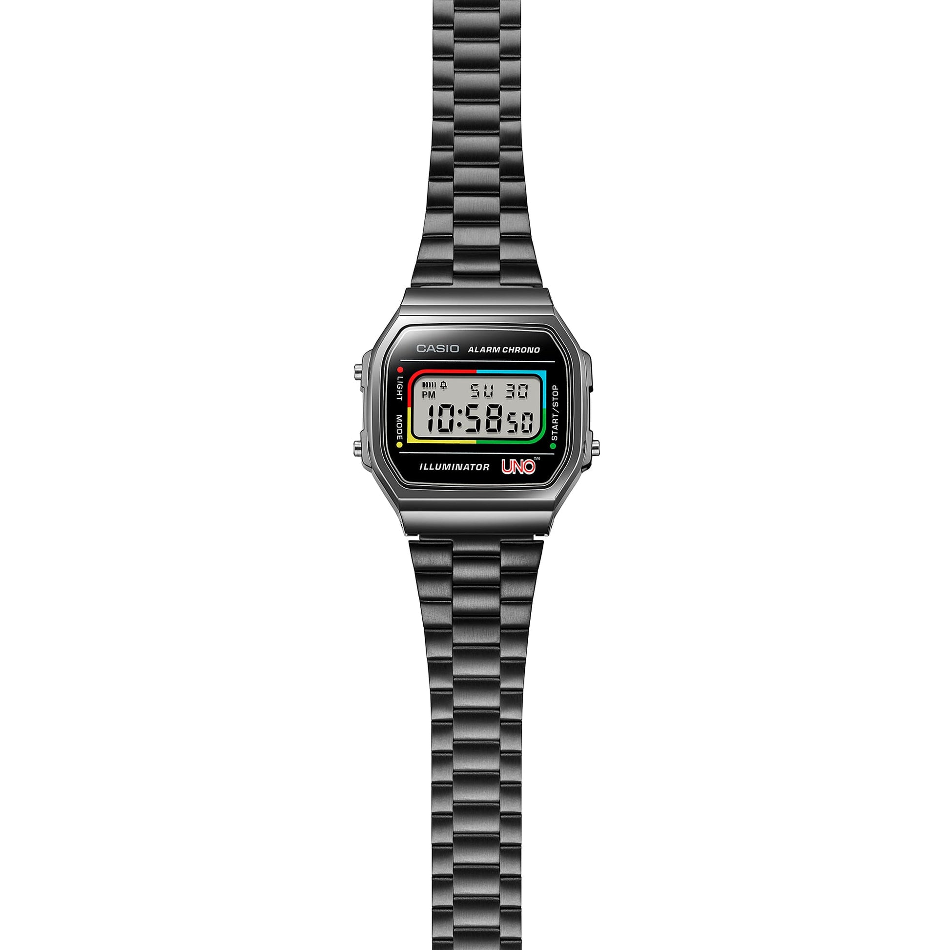 Casio A168WEUC-1AER Vintage Unisex Armbanduhr • UNO Special Edition • EL-Hintergrundbeleuchtung, Bild 12