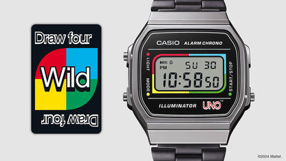 Casio A168WEUC-1AER Vintage Unisex Armbanduhr • UNO Special Edition • EL-Hintergrundbeleuchtung, Bild 5