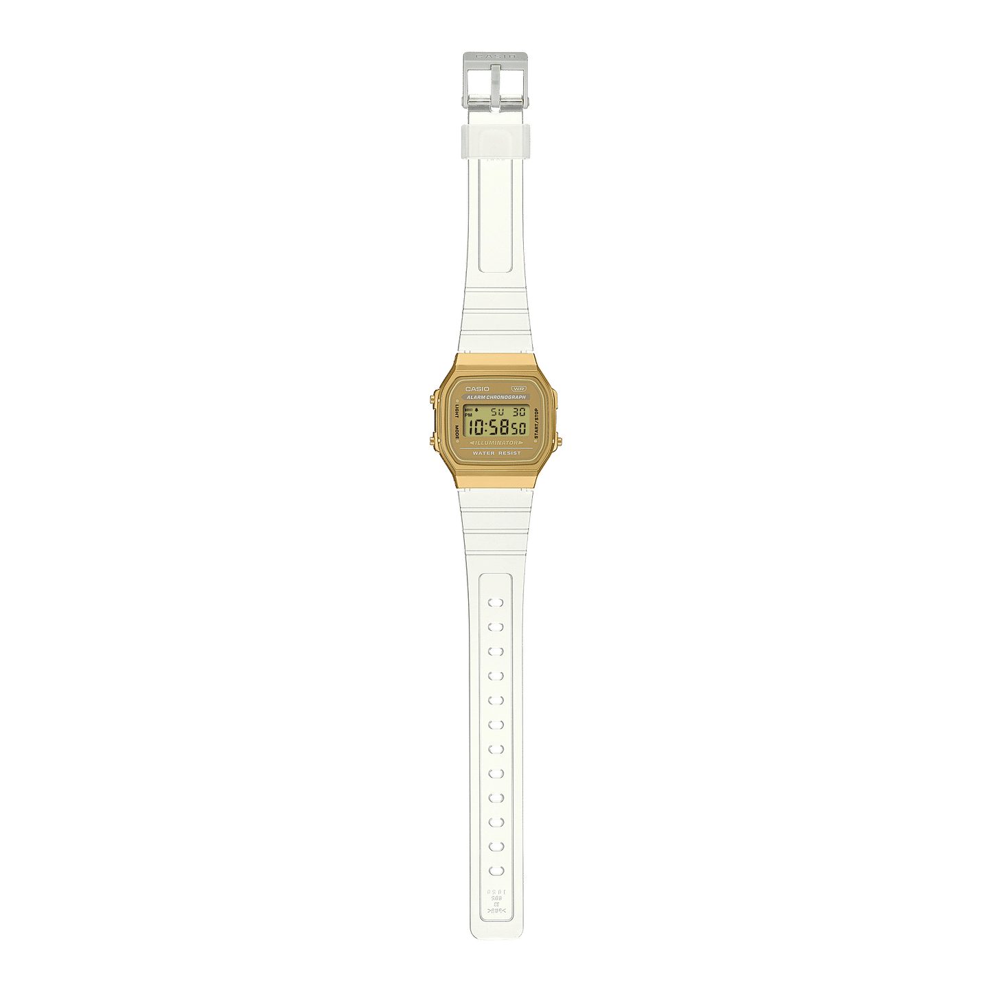 Casio Vintage A168XESG-9AEF Unisex Armbanduhr Gold • Digitales Quarzwerk • EL-Hintergrundbeleuchtung, Bild 3