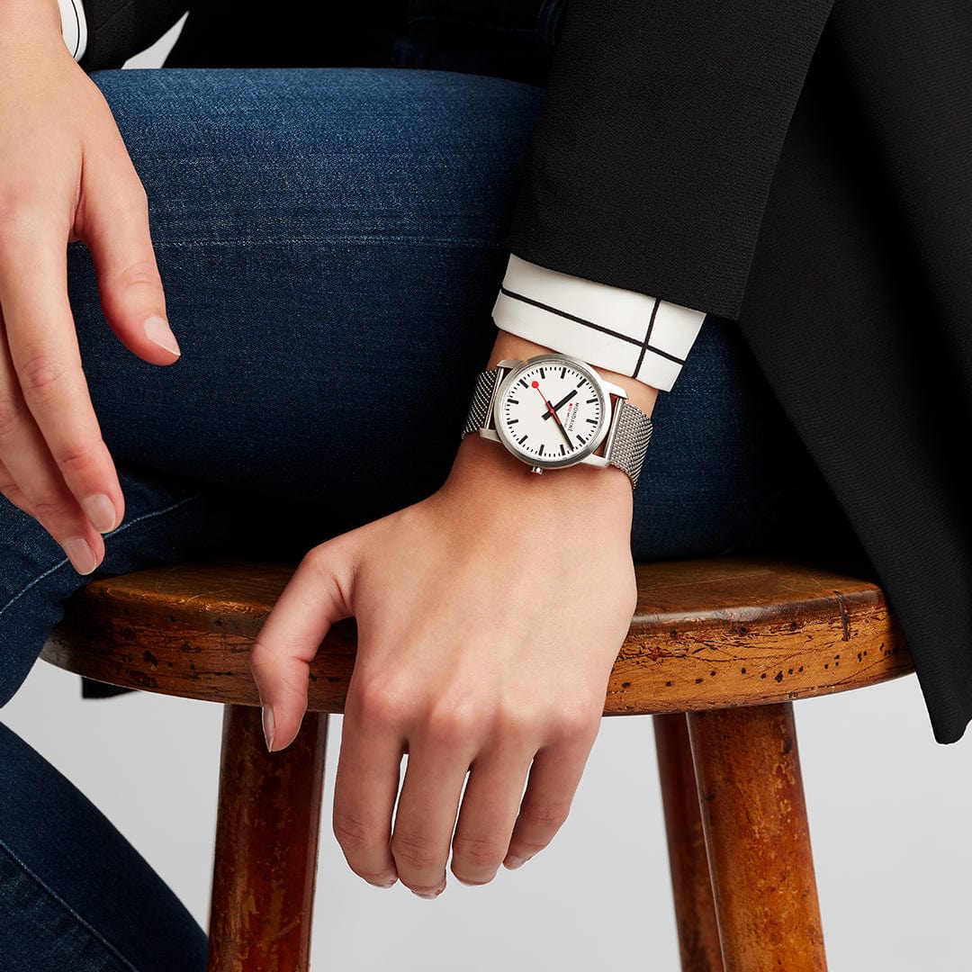 Mondaine Simply Elegant A400.30351.16SBZ Damen Armbanduhr • Saphirglas • Swiss Made, Bild 6