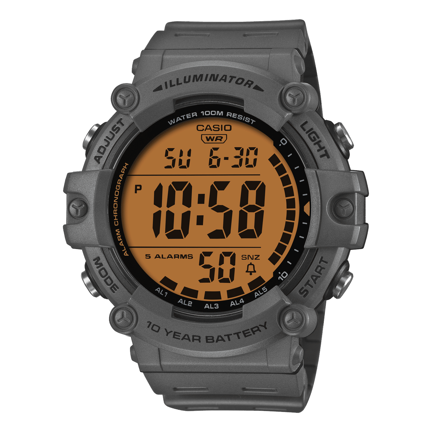 Casio AE-1500WHC-8AVEF Armbanduhr Schwarz • 100 m Wasserdicht • 10 Jahre Batterie, Bild 2