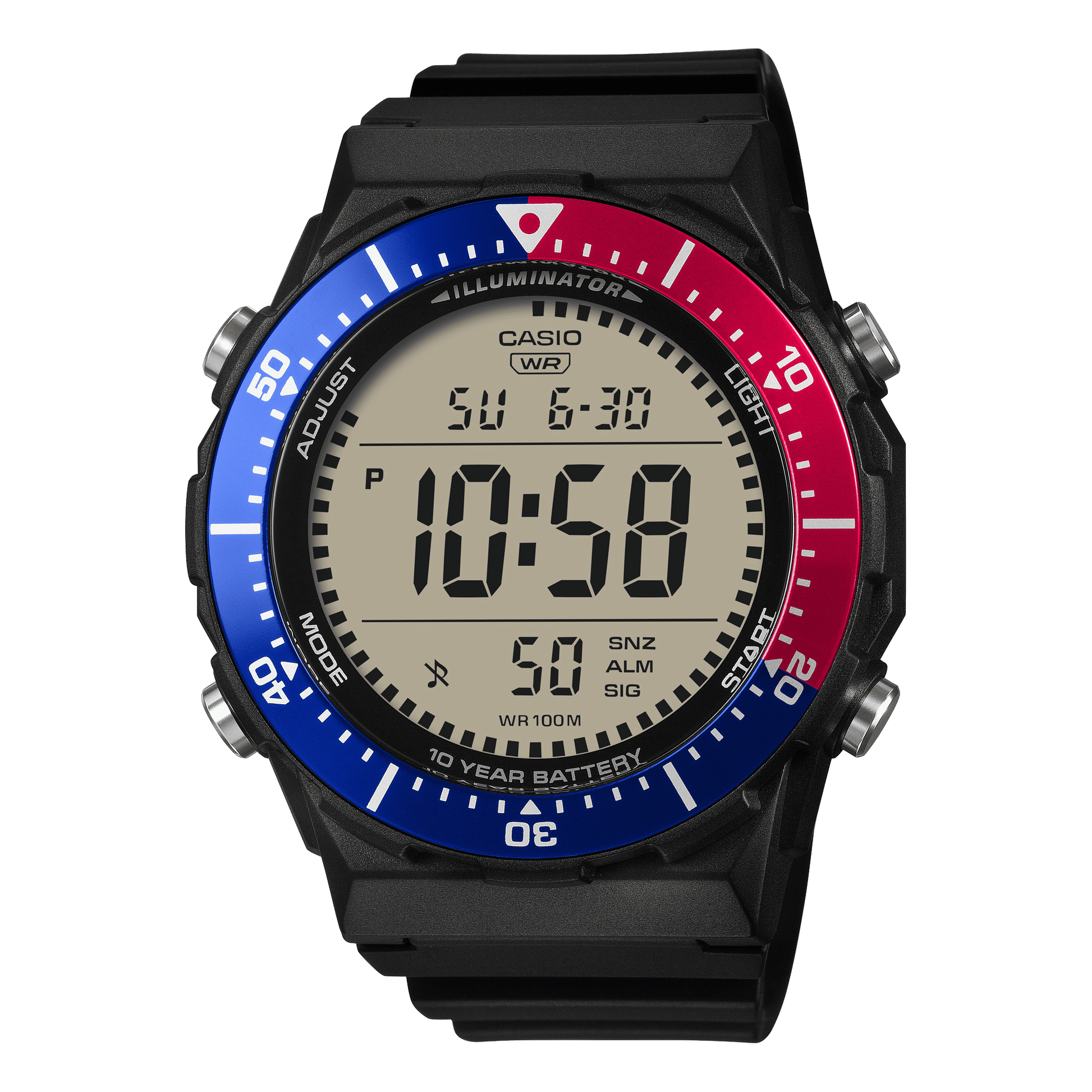 Casio Timeless AE-1700H-1A2VEF Herren Armbanduhr Schwarz • 100m Wasserdicht • 10 Jahre Batterielaufzeit, Bild 2