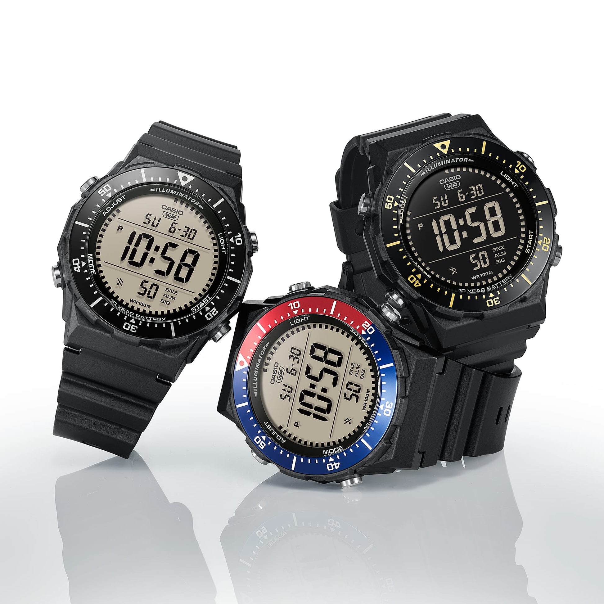 Casio Timeless AE-1700H-1A2VEF Herren Armbanduhr Schwarz • 100m Wasserdicht • 10 Jahre Batterielaufzeit, Bild 3