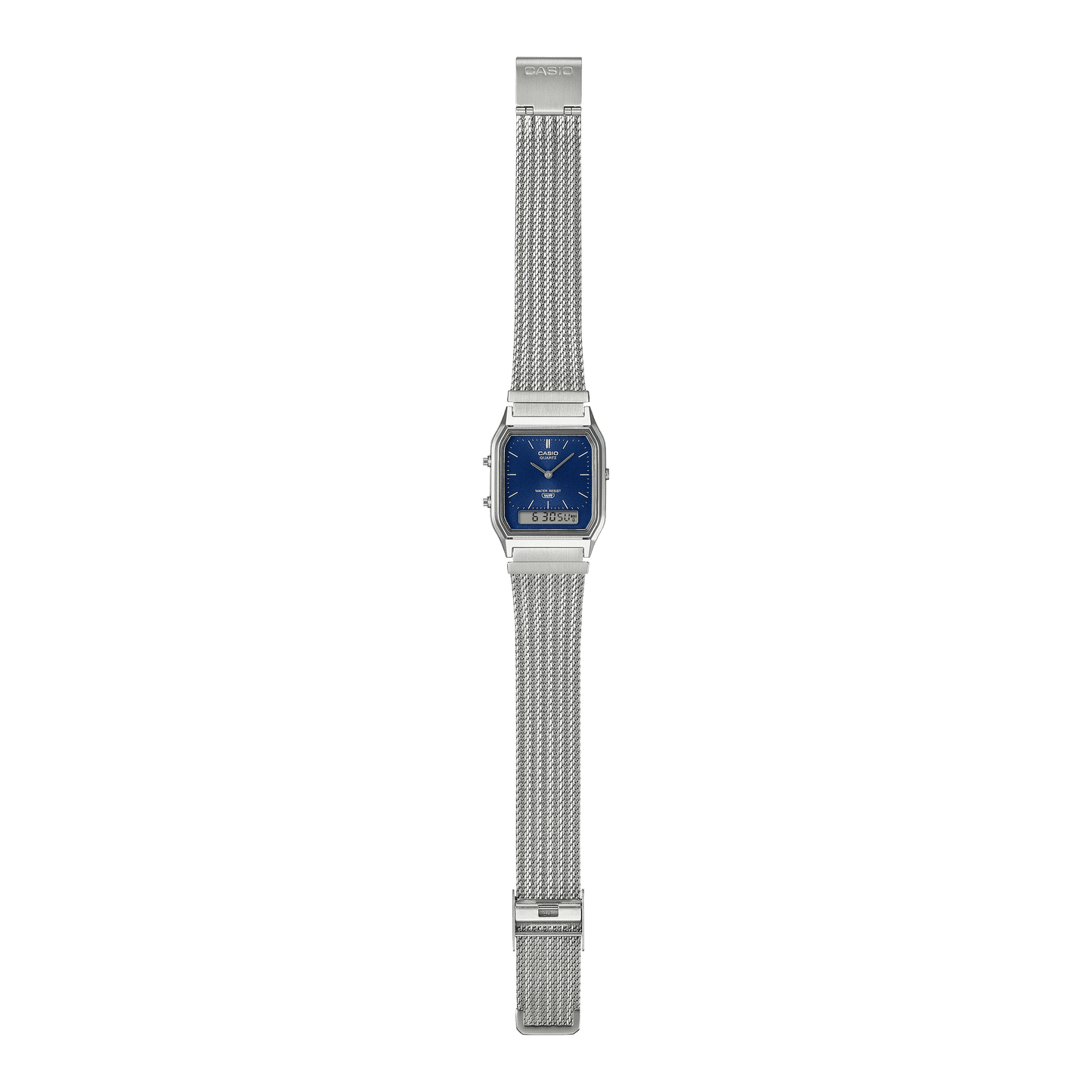 Casio Vintage AQ-230EM-2AEF Armbanduhr Blau • Analog-Digital • Mesh-Armband, Bild 7