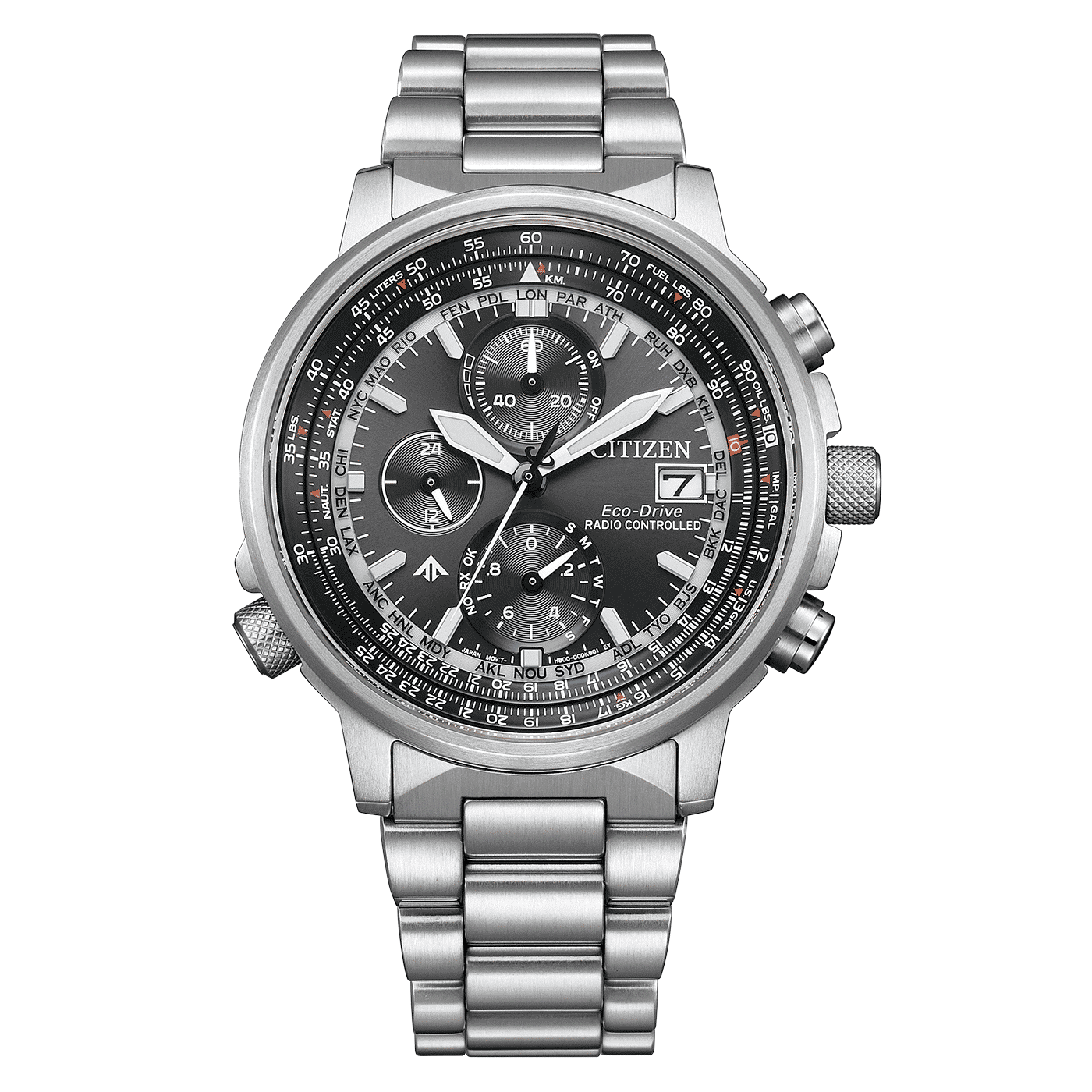Citizen Promaster Sky AT8300-58E Herrenuhr Schwarz • Saphirglas • Funk-Eco-Drive