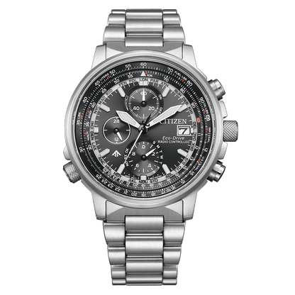 Citizen Promaster Sky AT8300-58E Herrenuhr Schwarz • Saphirglas • Funk-Eco-Drive
