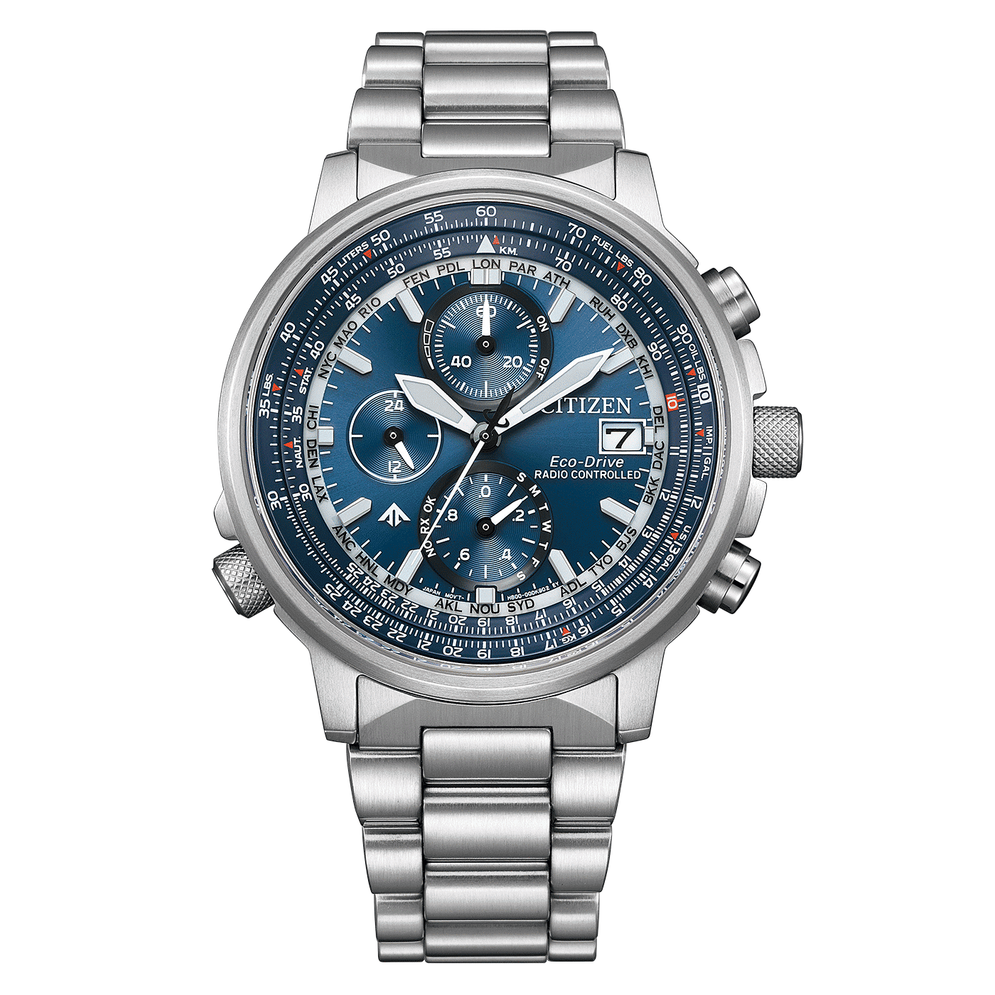 Citizen Promaster Sky AT8300-58E Herrenuhr Schwarz • Saphirglas • Funk-Eco-Drive, Bild 8