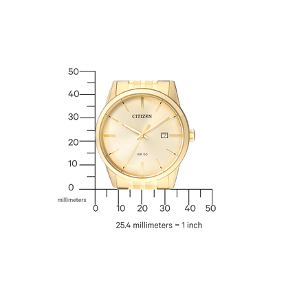 Citizen BI5002-57P Herrenuhr • Quarzwerk mit Datum • Goldfarben, Bild 2